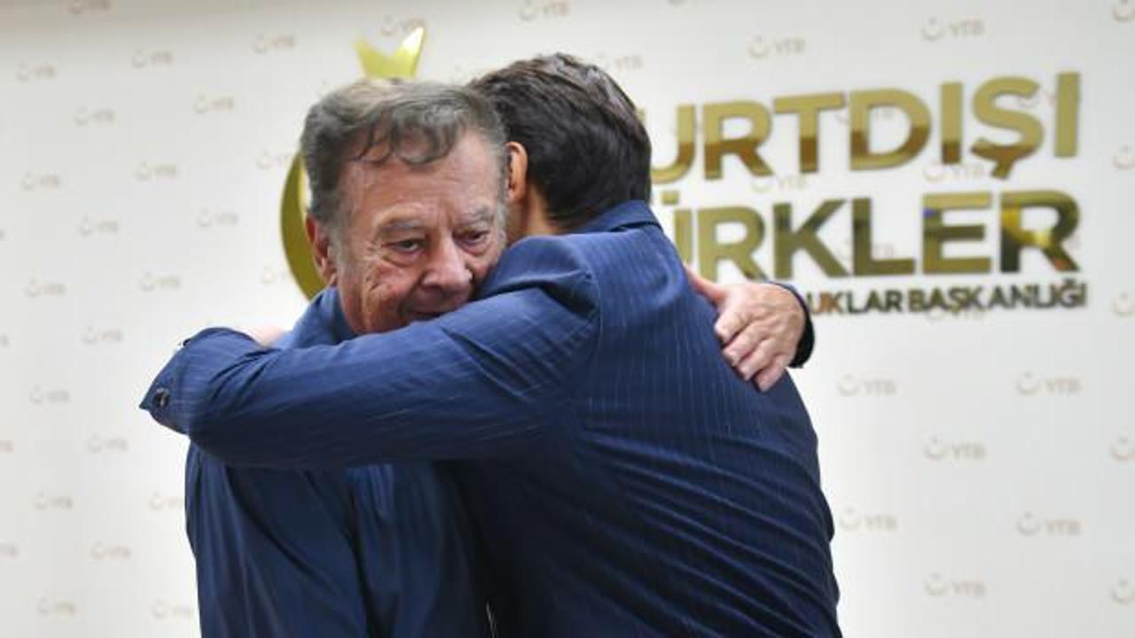 Osmanlı torunu Mehmed Ali Bey'in oğlu YTB'yi ziyaret etti