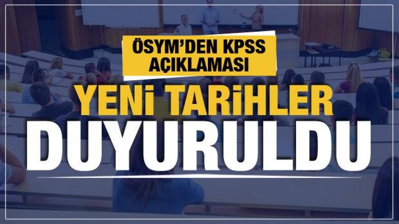 ÖSYM'den son dakika 