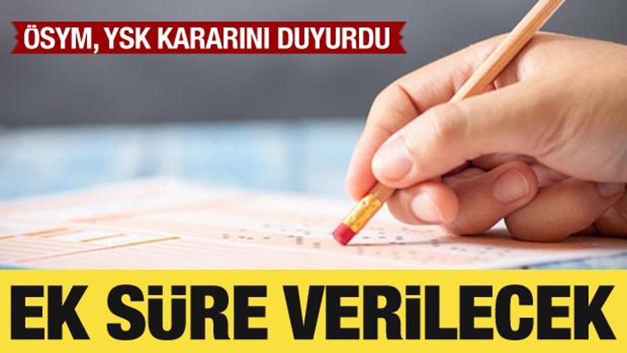 ÖSYM'den YKS'ye girecek engelli adaylar için 