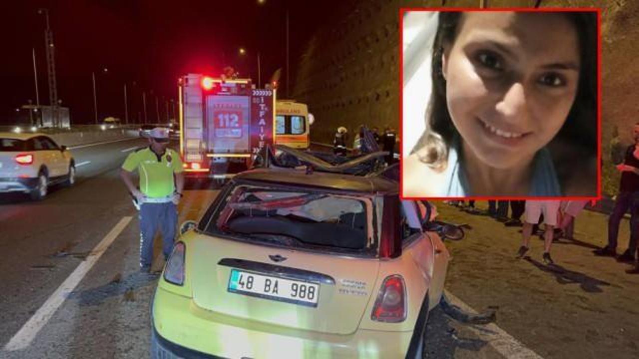 Otomobil kamyona ok gibi saplandı: Genç kadın hayatını kaybetti!