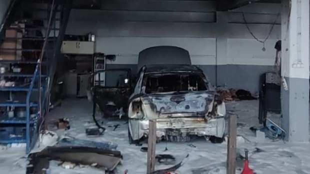 Otomobilin LPG tankı patladı! 2 yaralı