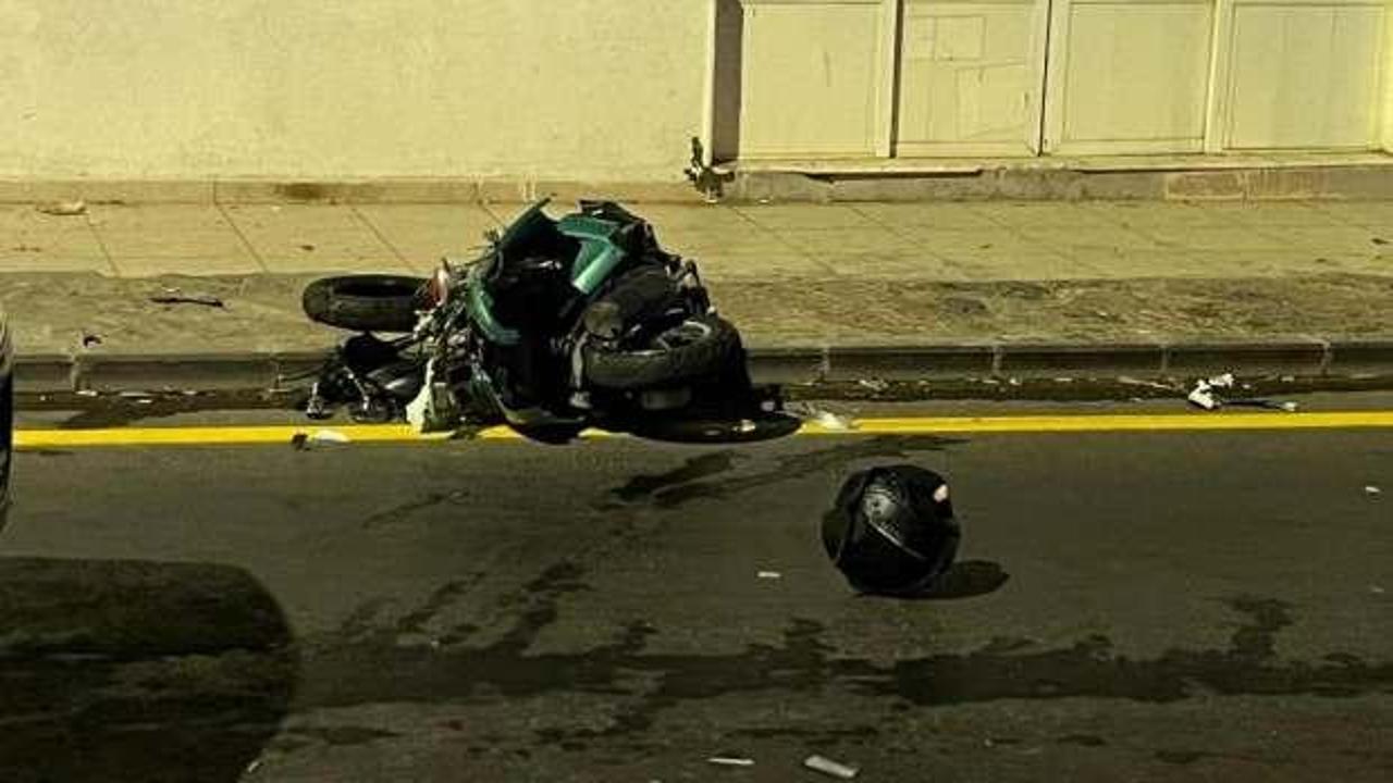Otomobille motosiklet kafa kafaya çarpıştı: 1 ölü