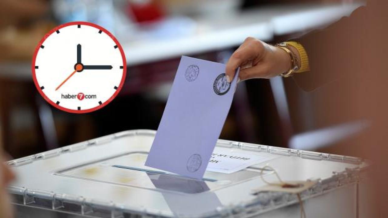 Oy verme işlemi saat kaçta başlayıp, kaçta bitecek? Seçim sonuçları ne zaman açıklanır?