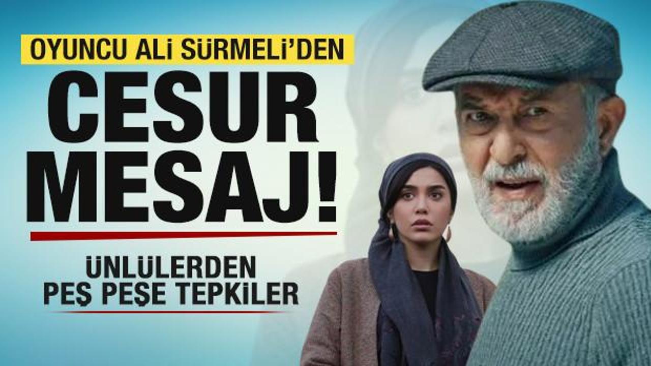 Oyuncu Ali Sürmeli festivalde tepkisini koydu: O lanetli ırka...