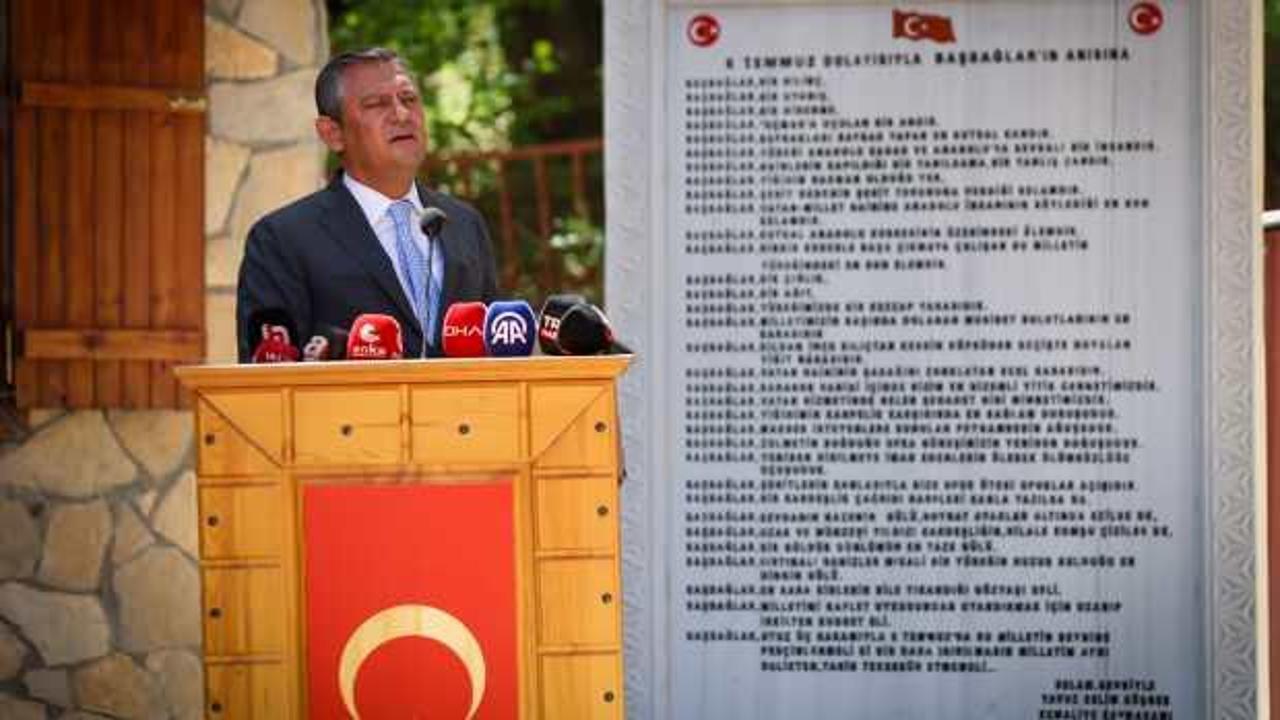 Özgür Özel Başbağlar'daki anma töreninde konuştu: Rastgele değildi