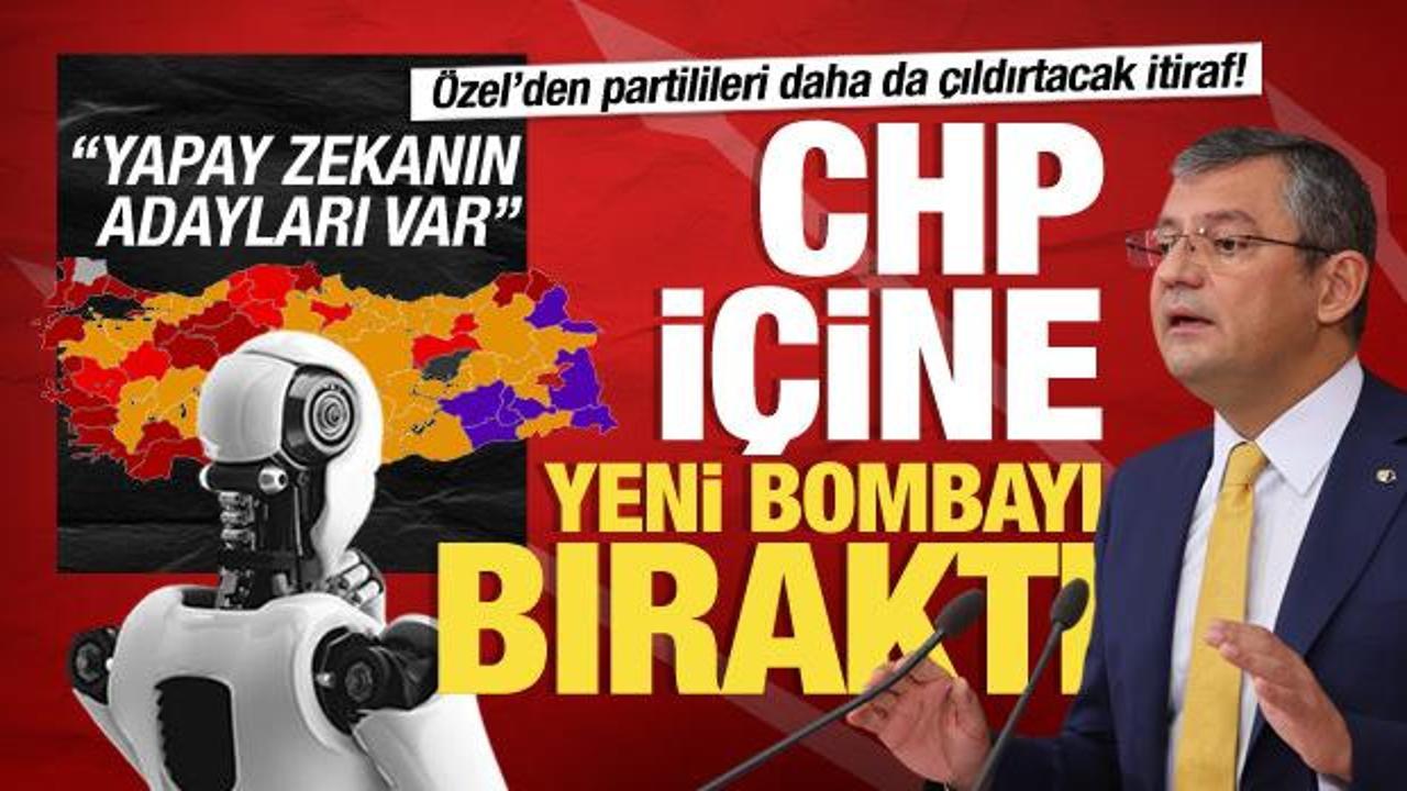 Özgür Özel partinin içine yeni bombayı bıraktı... Yapay zekâya dayalı aday belirleme!