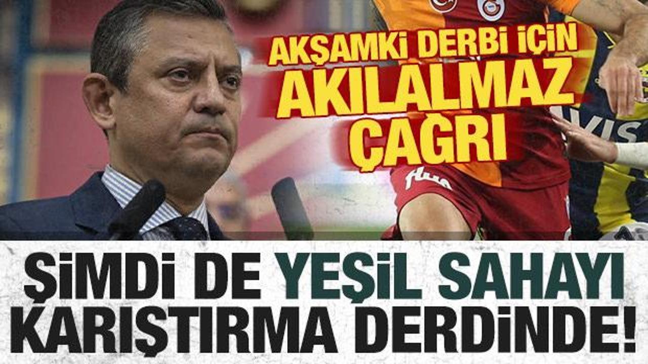 Özgür Özel şimdi de derbi için 'boykot' çağrısı yaptı!