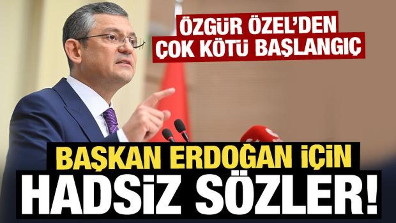 Özgür Özel'den akla ziyan açıklama: Erdoğan liderliğinde bir kalkışma var!