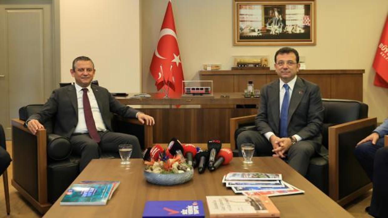 Özgür Özel'den İmamoğlu'na ziyaret