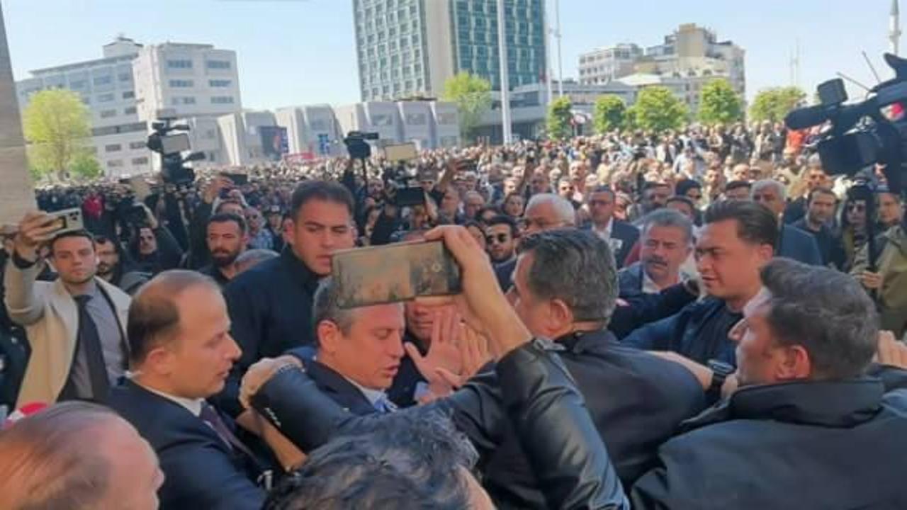 Özgür Özel'e kim saldırdı, neden saldırdı? İşte o anlar