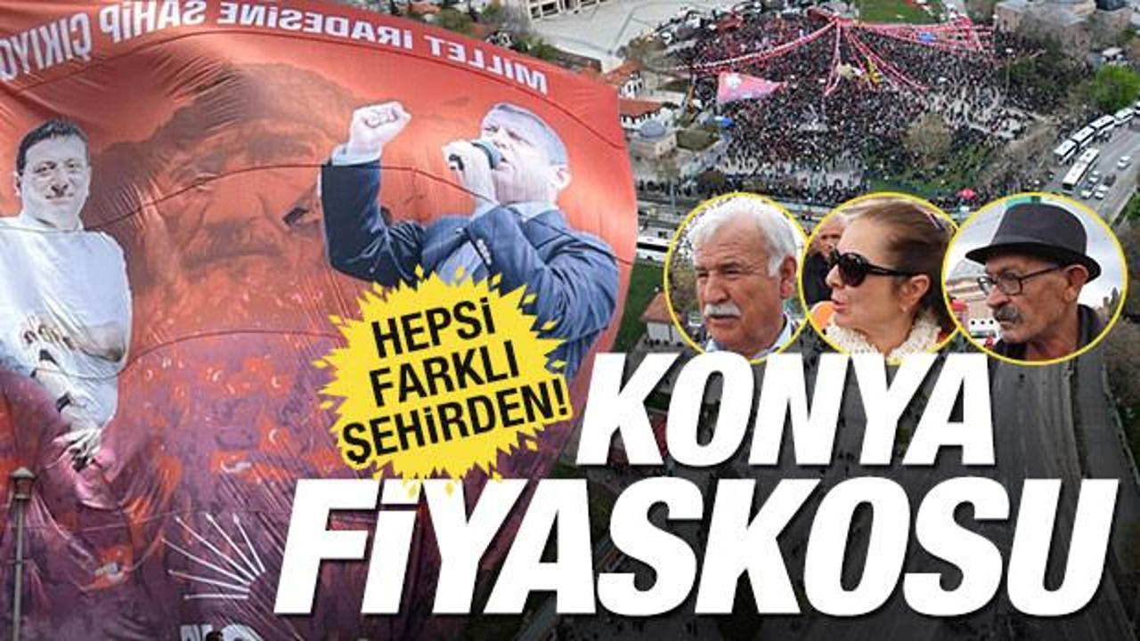 Özgür Özel'in Konya fiyaskosu! Meydan boş kaldı, gelen de farklı şehirden taşındı