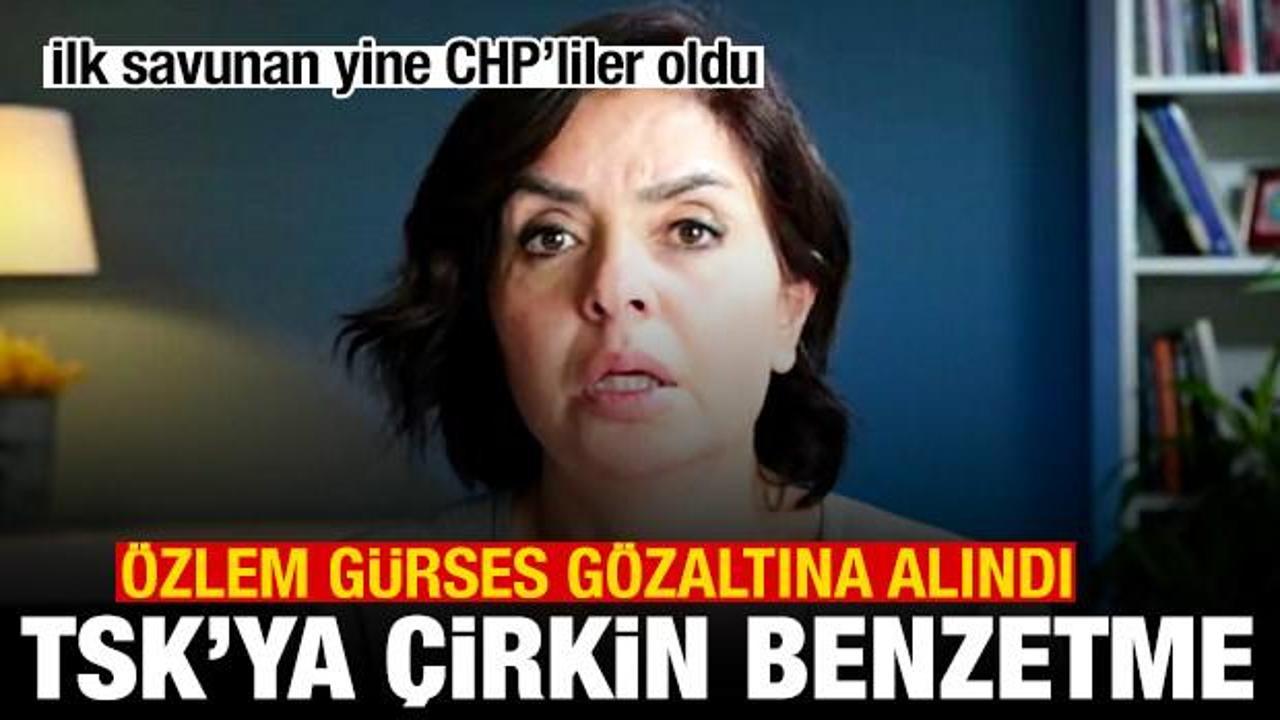 Özlem Gürses, TSK'ya yönelik sözleri sonrası gözaltına alındı
