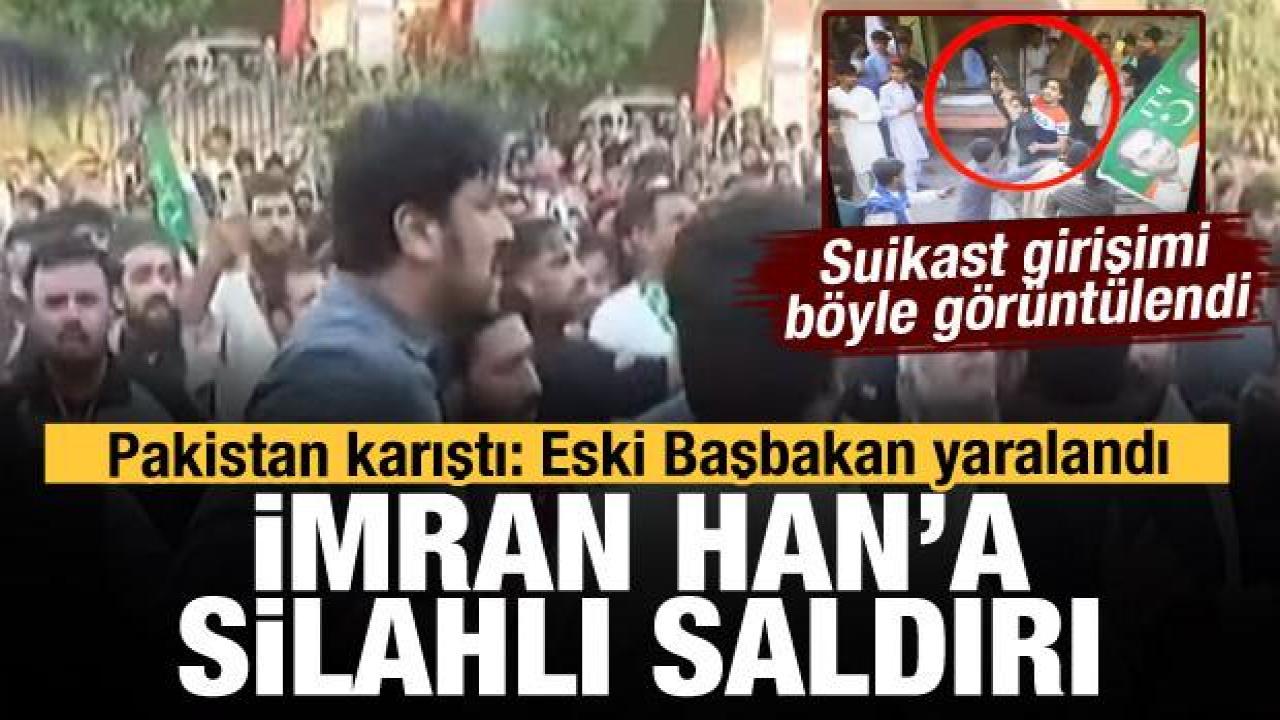 Pakistan'da İmran Han'a saldırı: Bacağından yaralandı