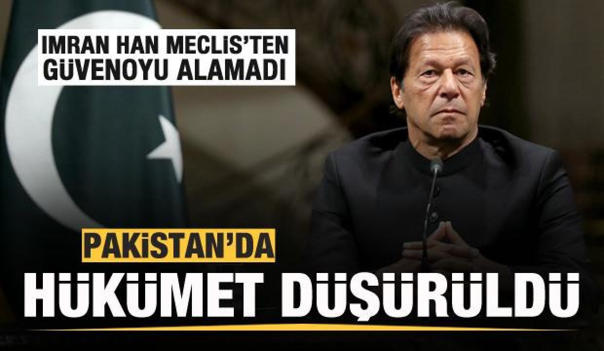 Pakistan'da sıcak dakikalar! Imran Han hükümeti düşürüldü