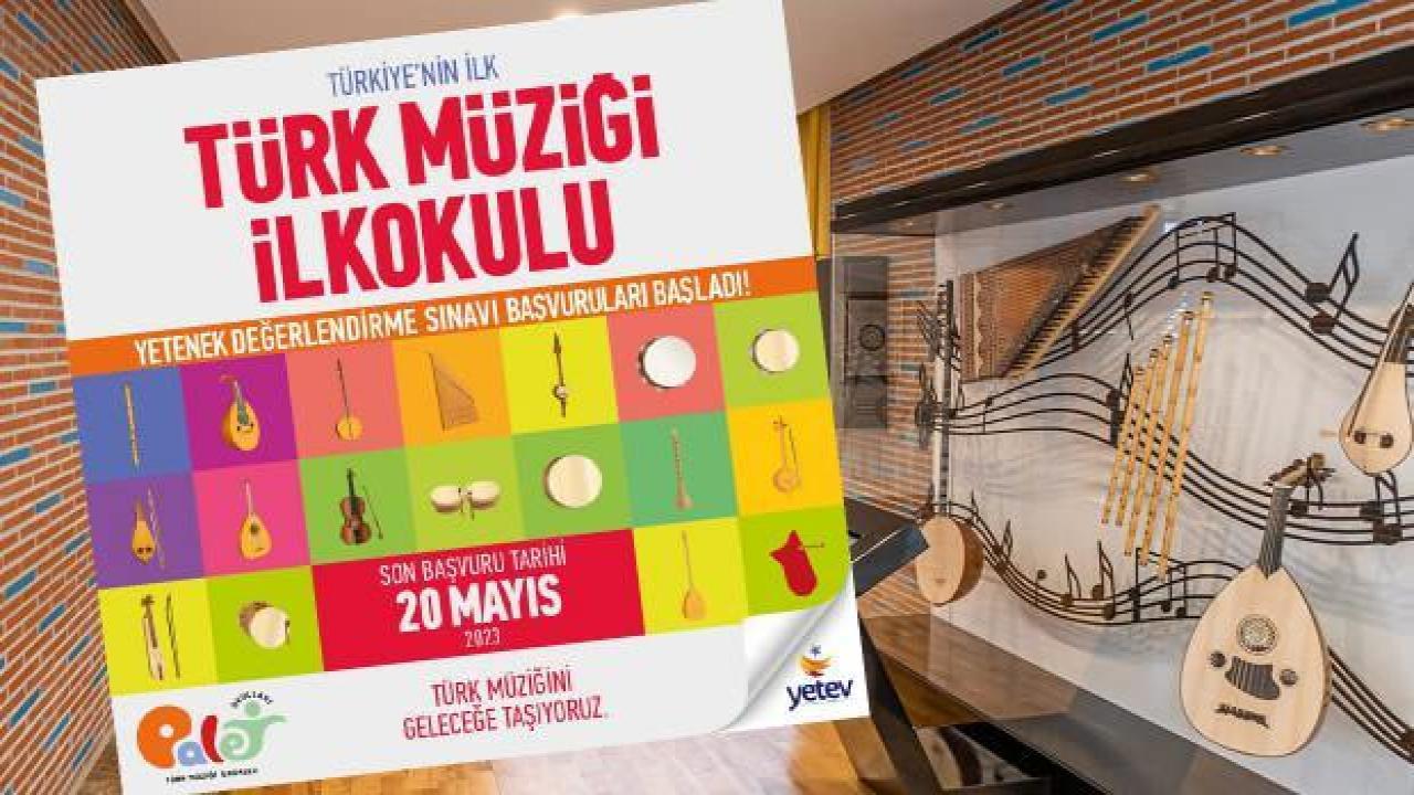 Palet Türk Müziği İlkokulu yetenek sınavı için başvuru süreci başladı