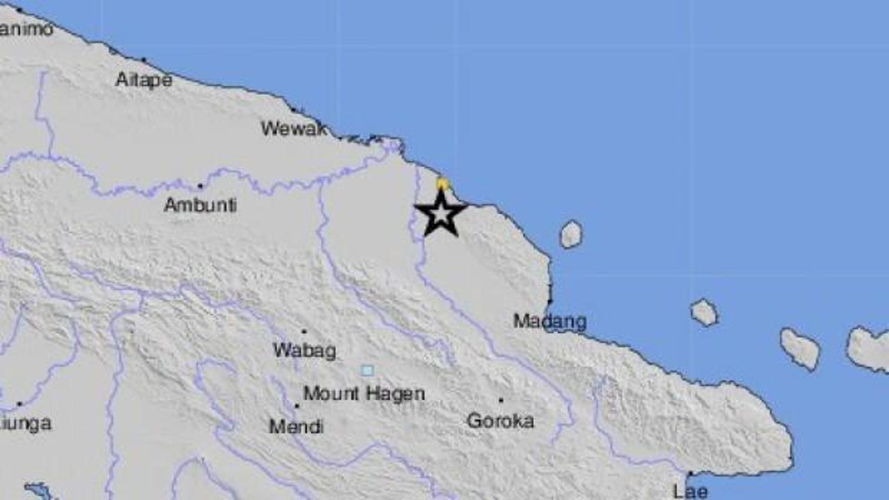 Papua Yeni Gine’de şiddetli deprem