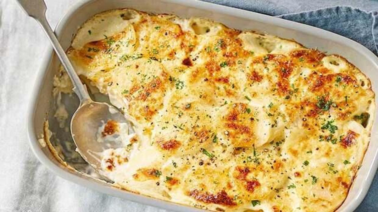 Patates graten tarifi, nasıl yapılır? Kremalı patates graten tarifi