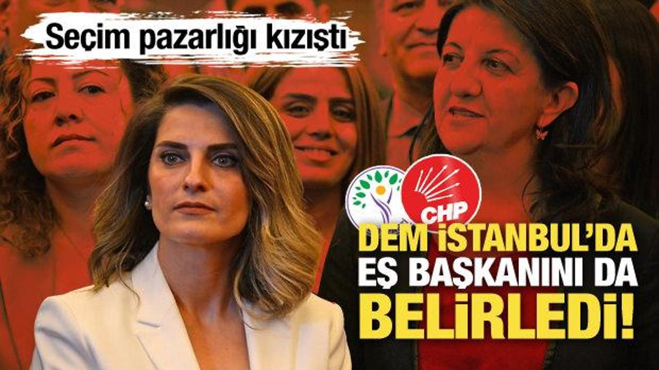 Pazarlıkta yeni hamle: DEM İstanbul’da eş başkanını da belirledi!