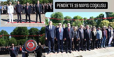 Pendik’te 19 Mayıs Coşkusu: Atatürk Anıtı’na Çelenk Sunuldu