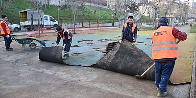 Pendik'te Parklar Revize Ediliyor