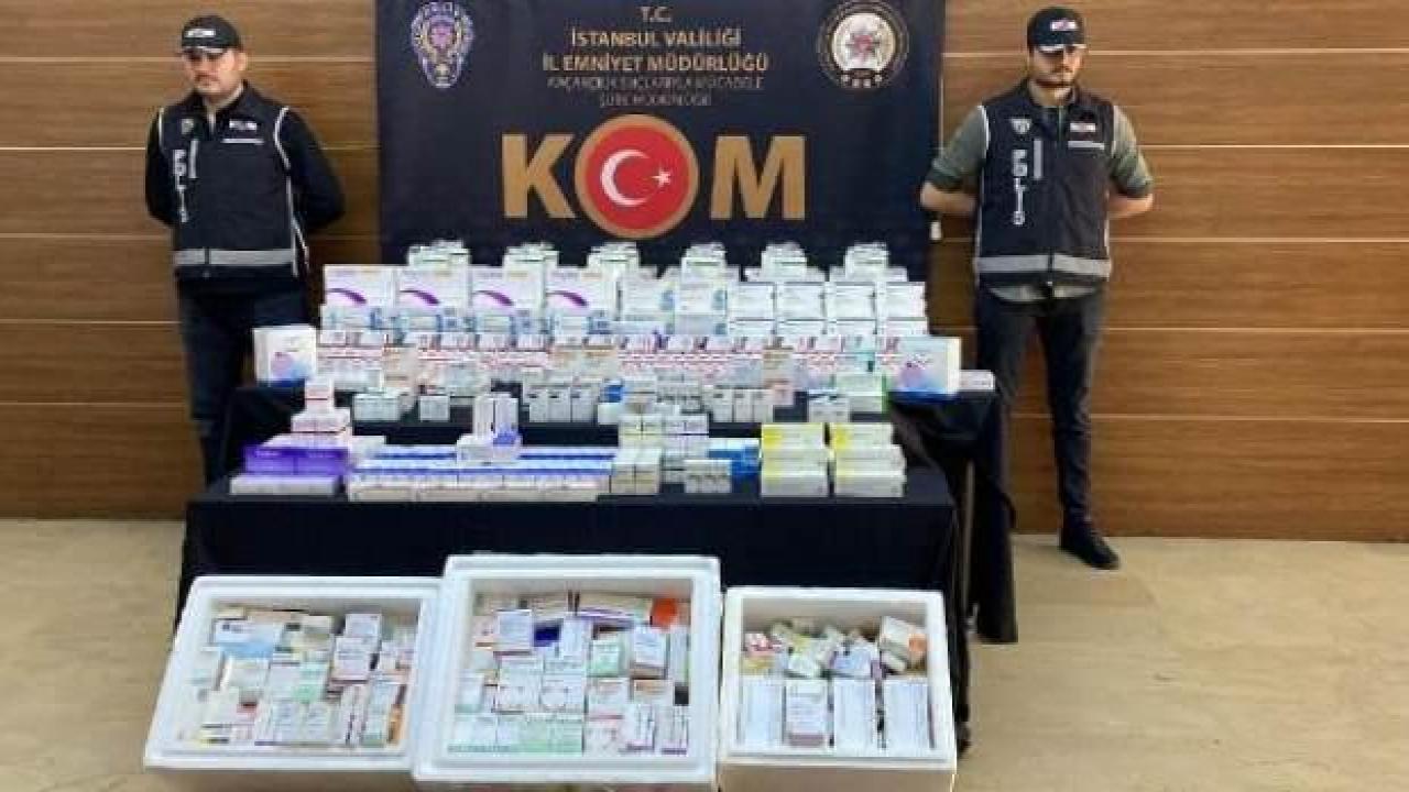 Pendik'te kaçak kanser ilacı operasyonu