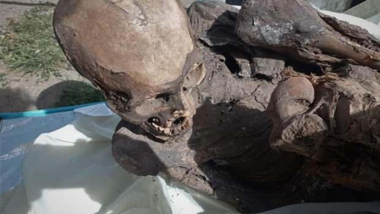 Peru’da eski kuryenin çantasından mumya çıktı