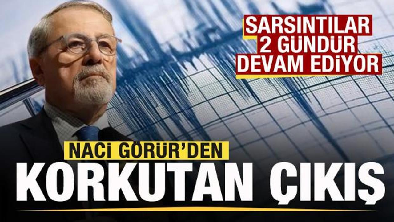 Peş peşe depremler korkuya neden oldu! Naci Görür'den çarpıcı çıkış: Yakın olanlar...