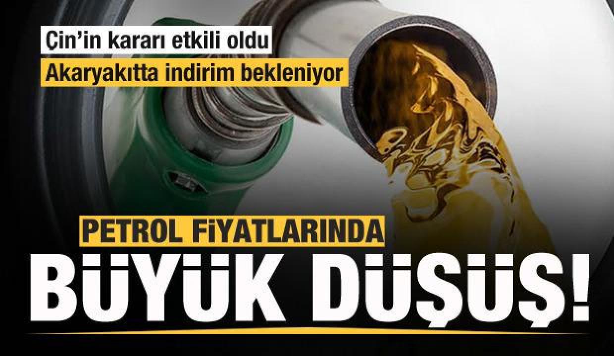 Petrol fiyatlarında büyük düşüş! Akaryakıtta indirim bekleniyor