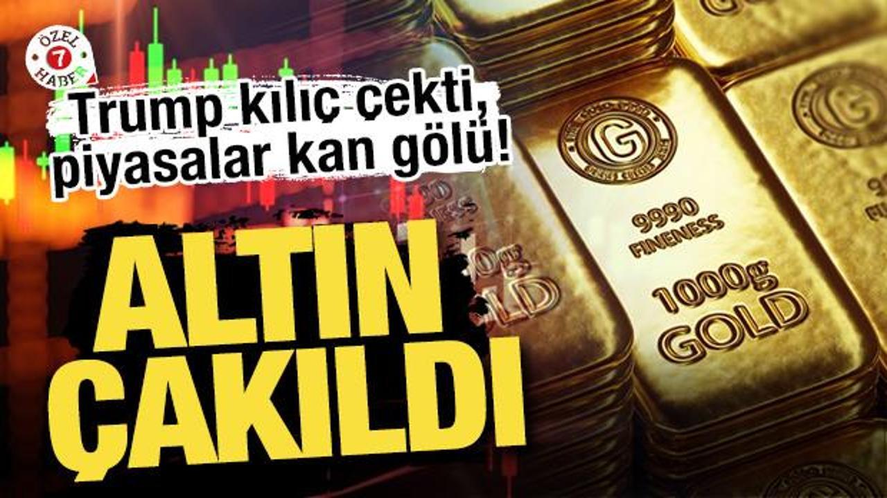 Piyasalar kan gölü! Altın sert düştü!