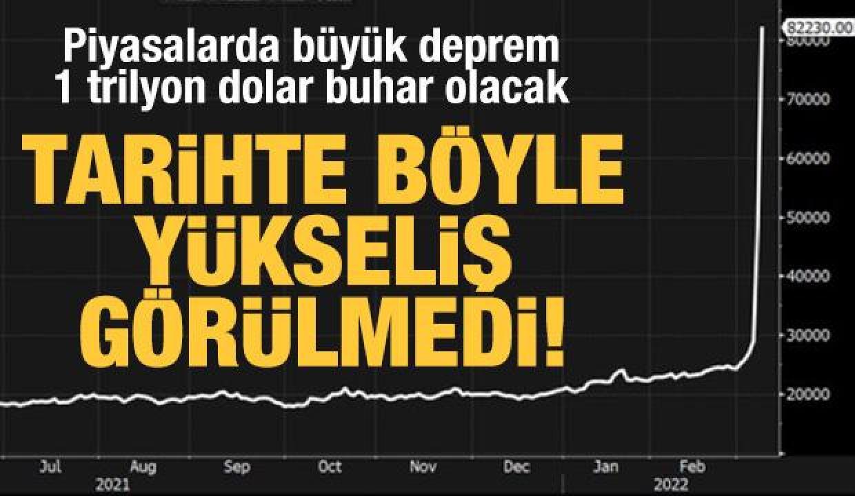 Piyasalarda emtia depremi! 1 Trilyon dolar buhar olacak