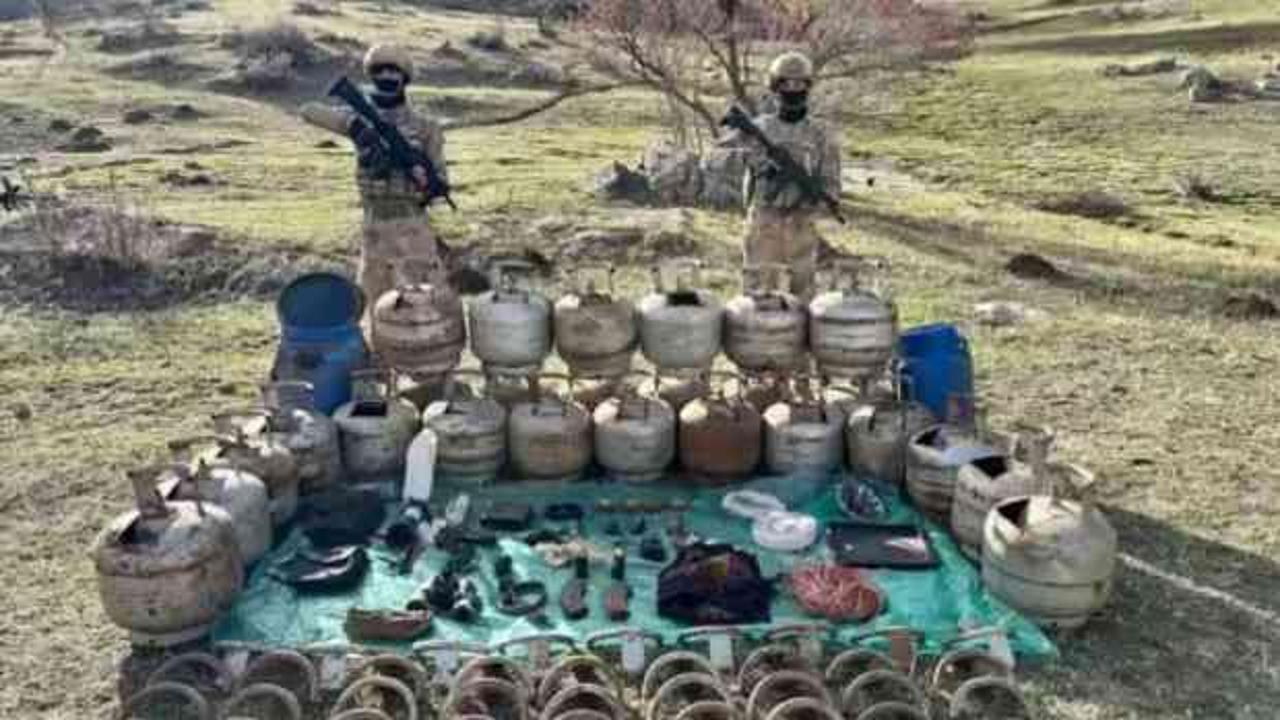 PKK'ya ait 3 sığınak imha edildi