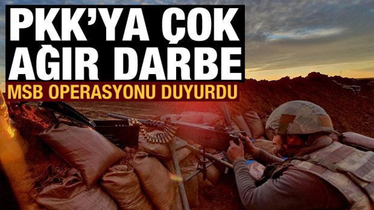 PKK'ya büyük darbe: 19 terörist etkisiz hale getirildi