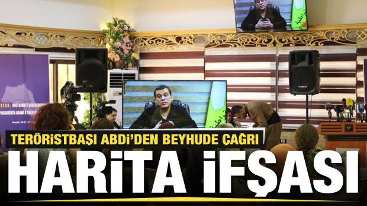 PKK/YPG'li teröristbaşı Mazlum Kobani'den skandal sözler: Haritadaki yerimizi...