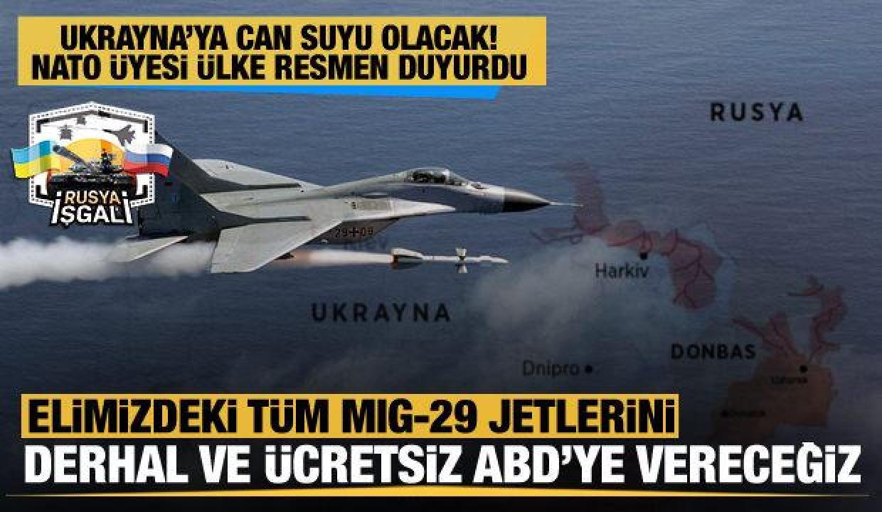 Polonya duyurdu: Elimizdeki tüm MIG-29 jetleri ABD'nin hizmetine sunmaya hazırız