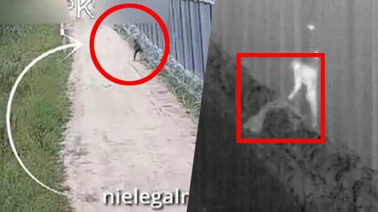 Polonya, sınırı geçmeye çalışan göçmenlerin görüntülerini paylaştı