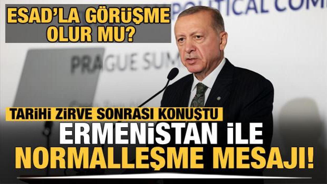 Prag'da tarihi zirve! Başkan Erdoğan'dan önemli açıklamalar