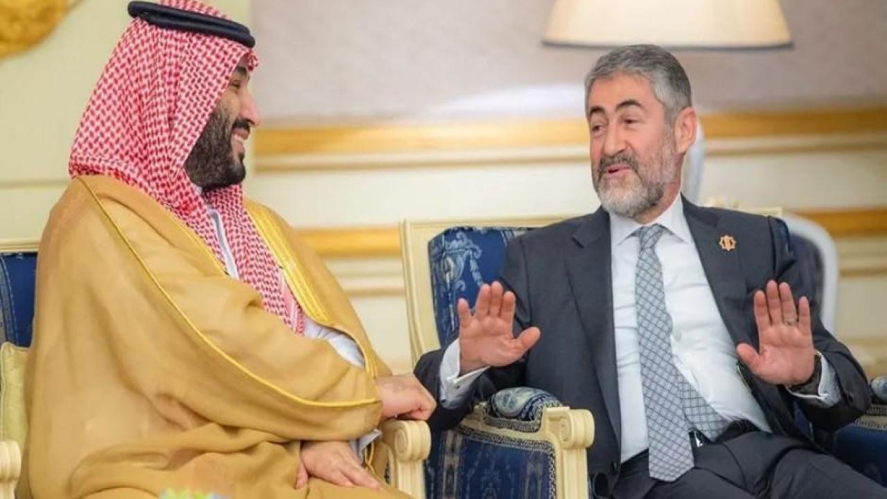 Prens Selman ile Bakan Nebati ile görüştü