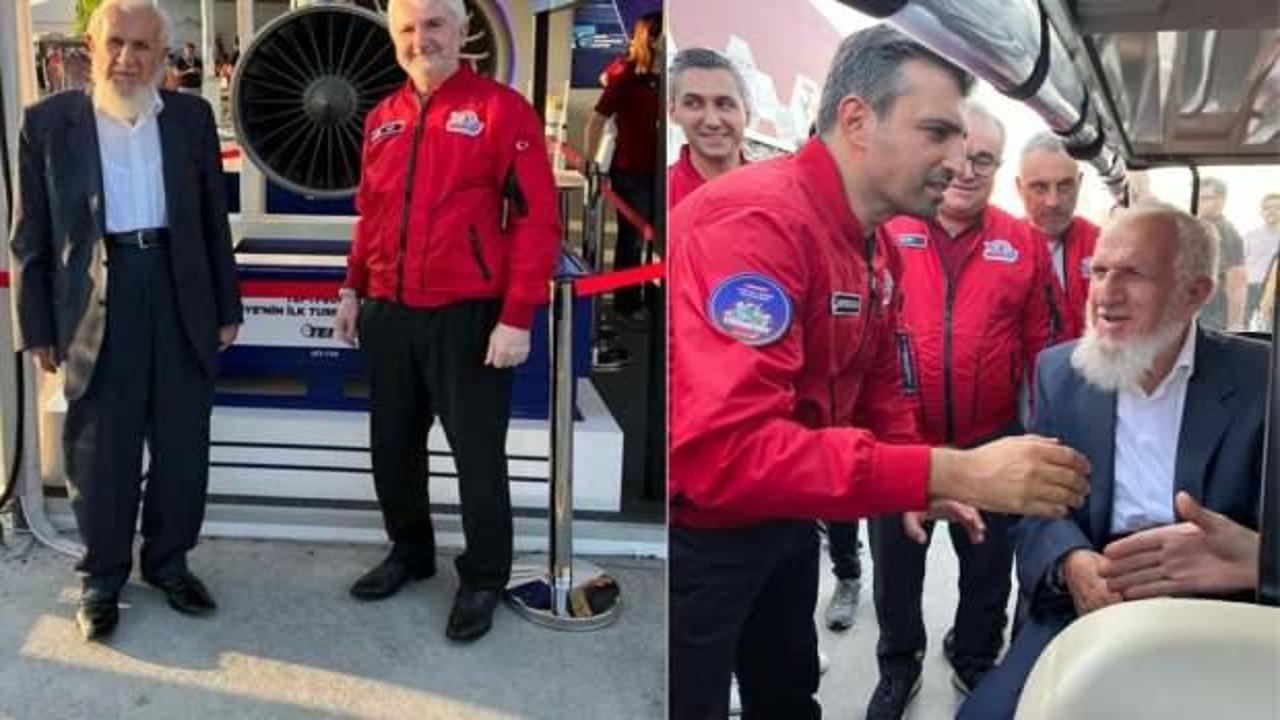 Prof. Dr. Cevat Akşit Teknofest'i ziyaret etti! Hayır duasında bulundu