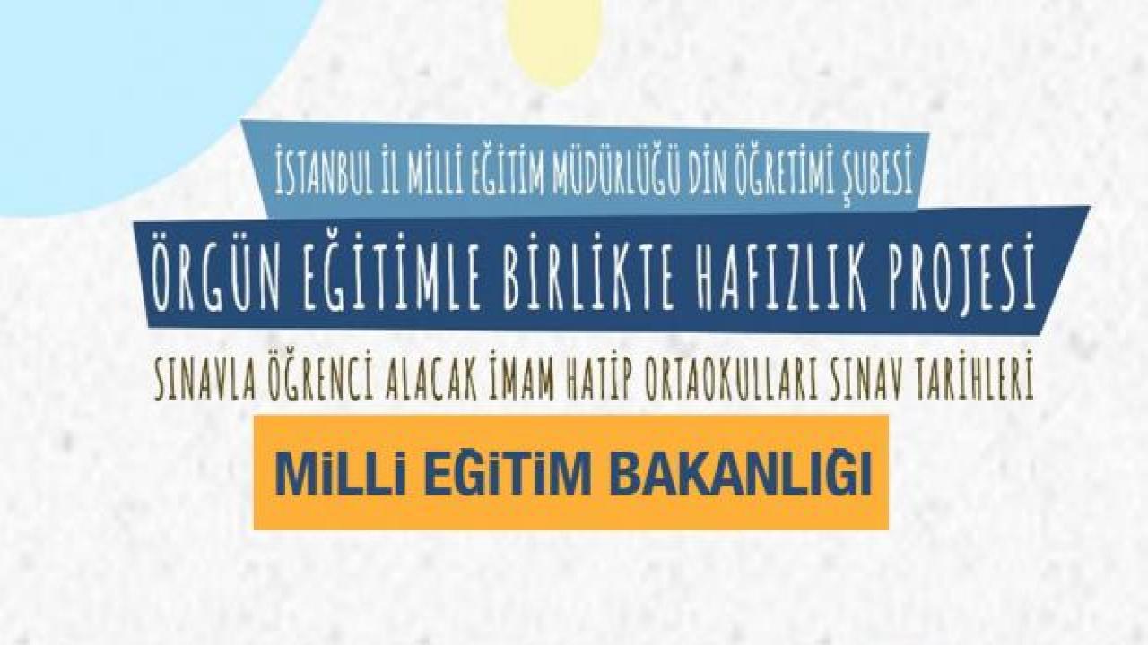 Proje merkezli İmam-Hatiplerin yer ve sınav tarihleri açıklandı! Hafızlık projesi nedir?