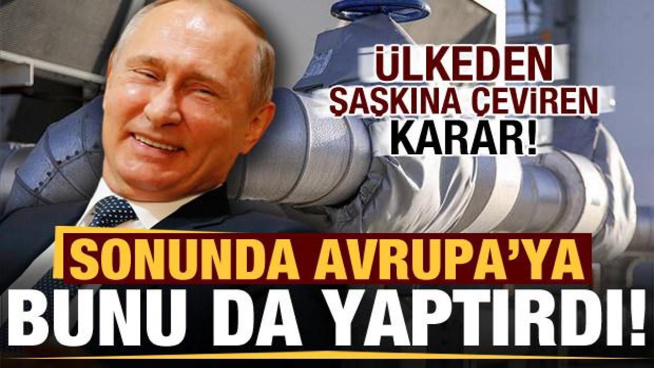 Putin, Avrupa'ya sonunda bunu da yaptırdı: Belçika'da gaz israfına hapis geliyor!