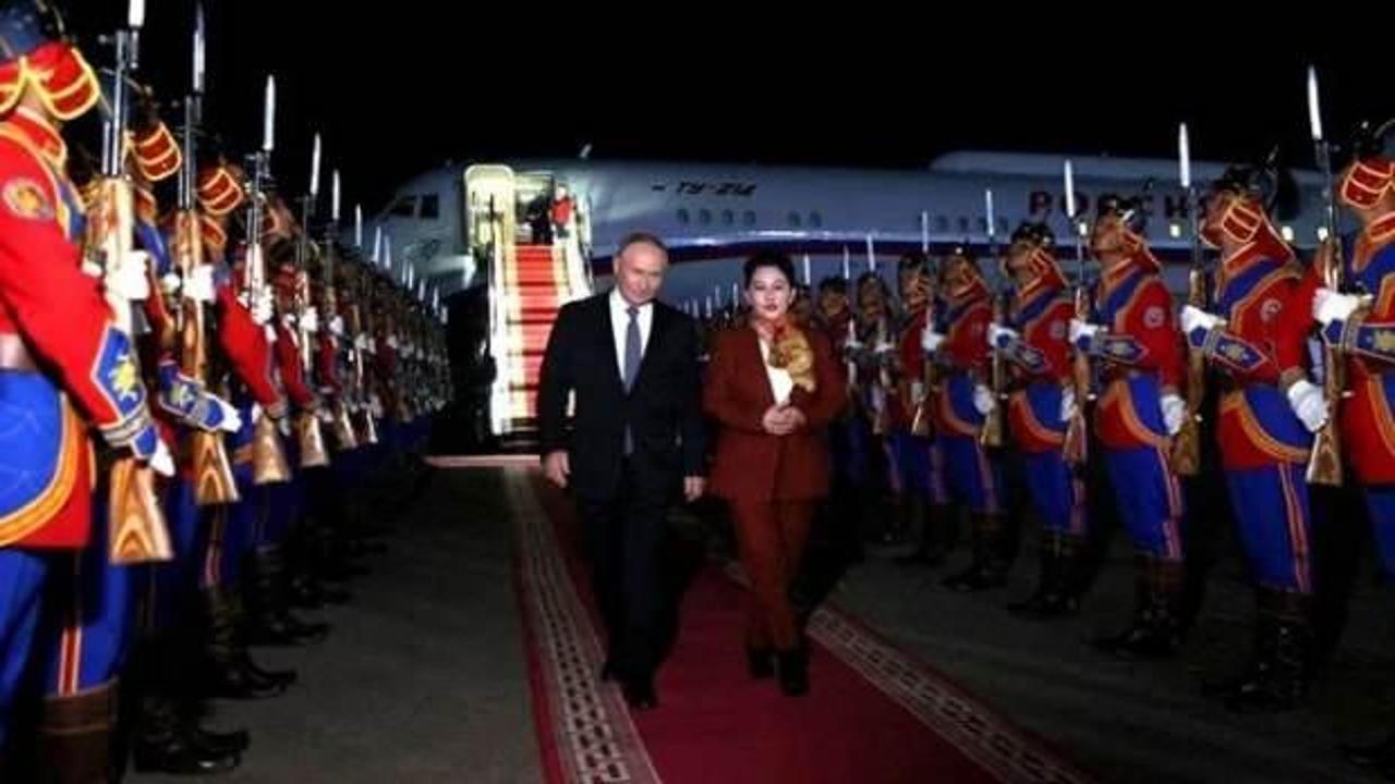 Putin, Moğolistan'a tutuklanmadan ulaştı