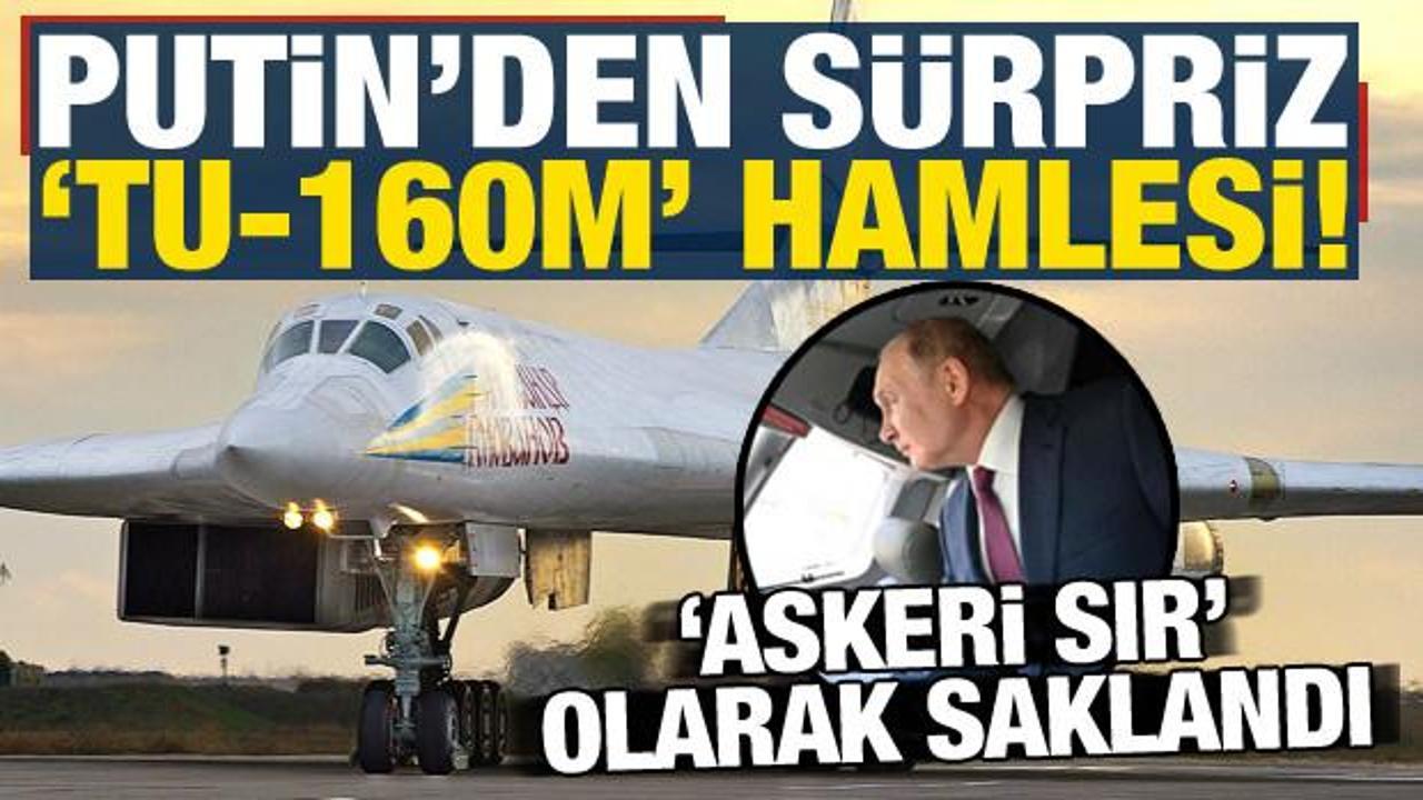 Putin, Rus stratejik bombardıman uçağı 'Tu-160M' ile uçtu