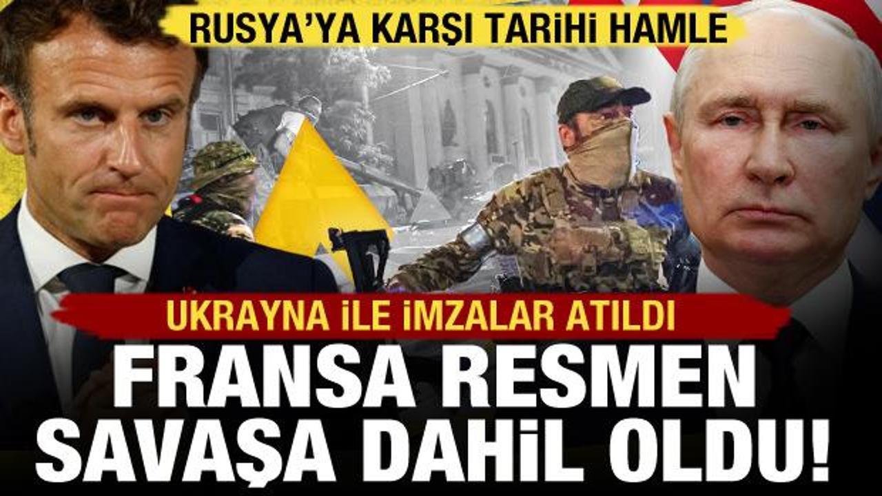 Putin'i kızdıracak hamle: İmzalar atıldı Fransa, Ukrayna'ya asker gönderiyor