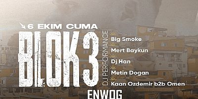 R&B  MÜZİĞİN ÖNEMLİ İSİMLERİNDEN DJ HAN, BLOK3 İLE AYNI SAHNEDE! 