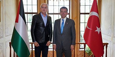 RAMALLAH BELEDİYE BAŞKANI'NI AĞIRLADI