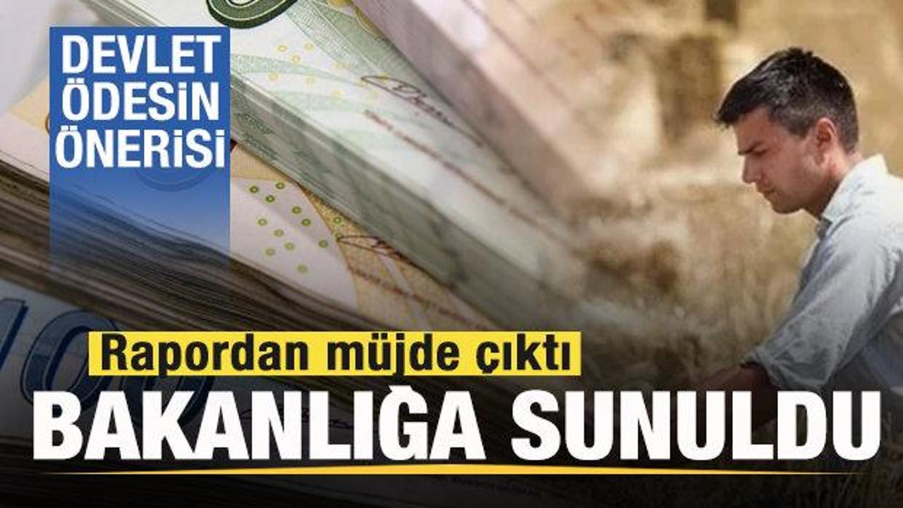 Rapordan müjde çıktı! Bakanlığa sunuldu! Sigorta primini devlet ödesin önerisi
