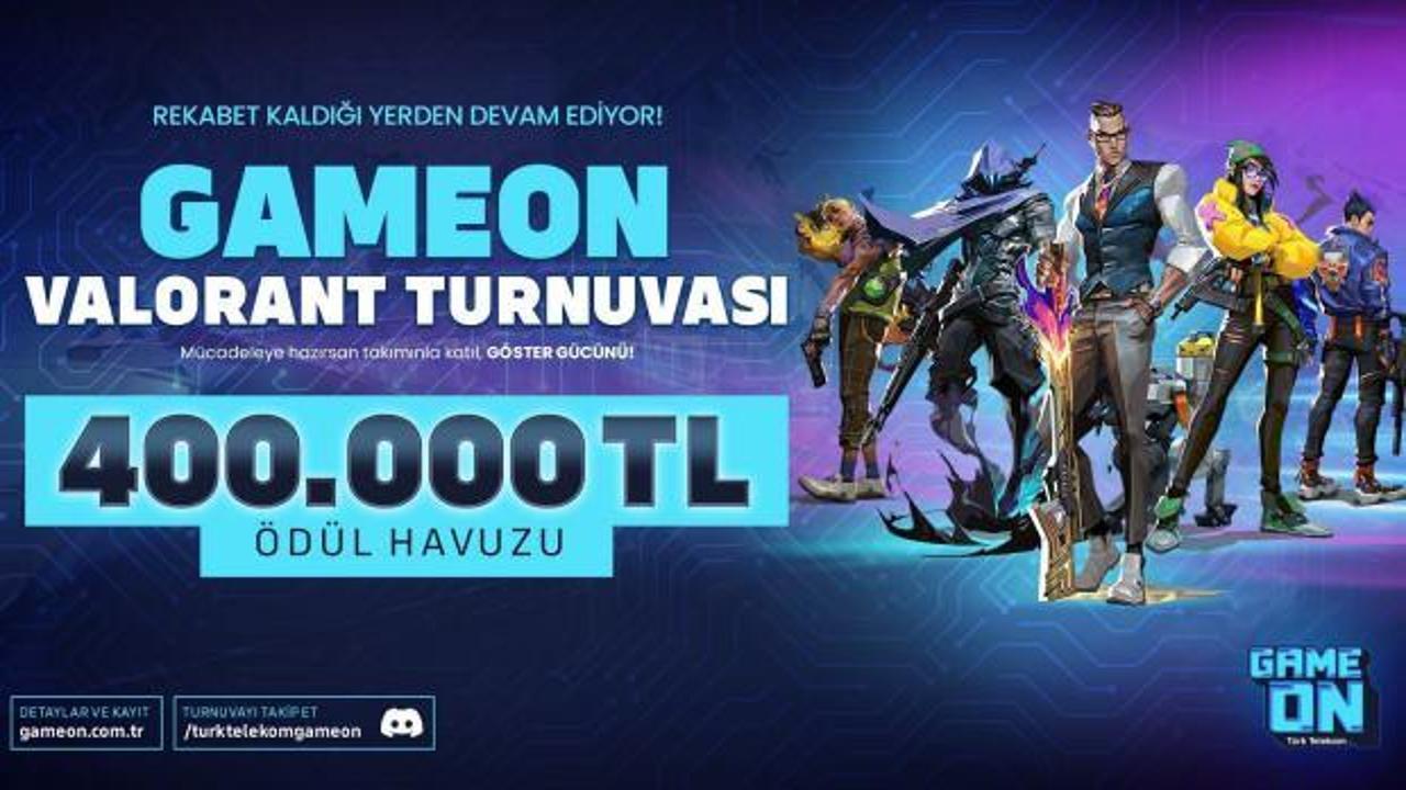 Rekabet kaldığı yerden devam ediyor: GAMEON VALORANT Turnuvası başlıyor!
