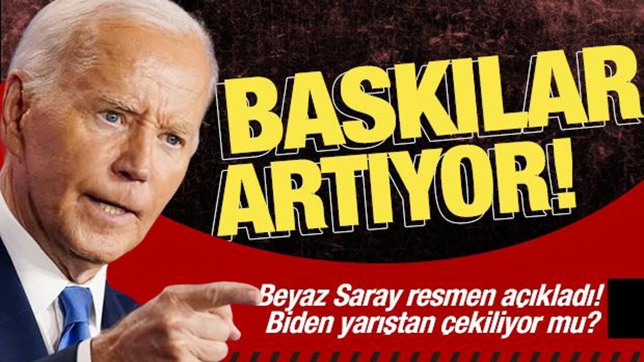 Resmen açıkladı! Biden yarıştan çekilecek mi?