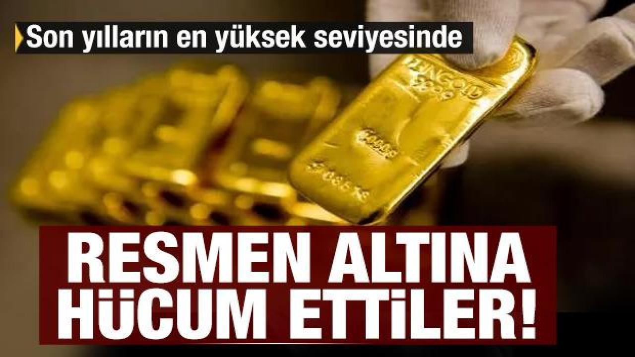 Resmen altına hücum ettiler: 2021'den beri en yüksek seviyede