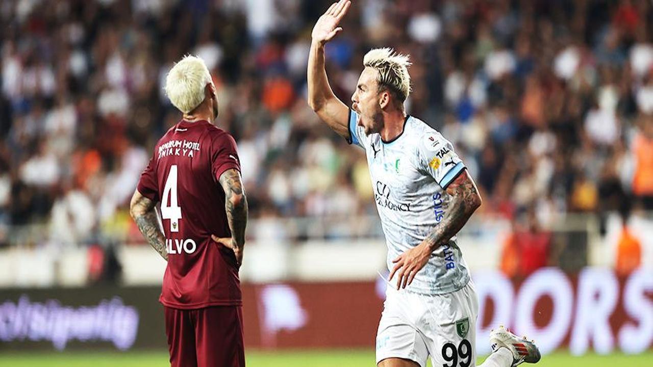 Rıza Çalımbay'lı Hatayspor'a şok! Bodrum fişi ilk yarıda çekti